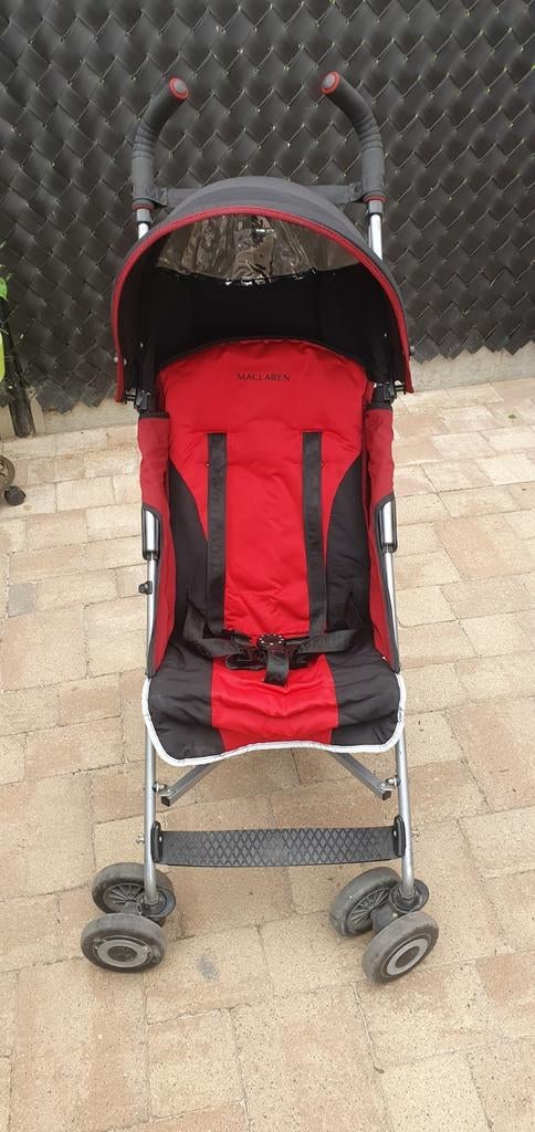 Maclaren buggy met toebehoren, Ophalen, Zo goed als nieuw, Maclaren, Voetenzak