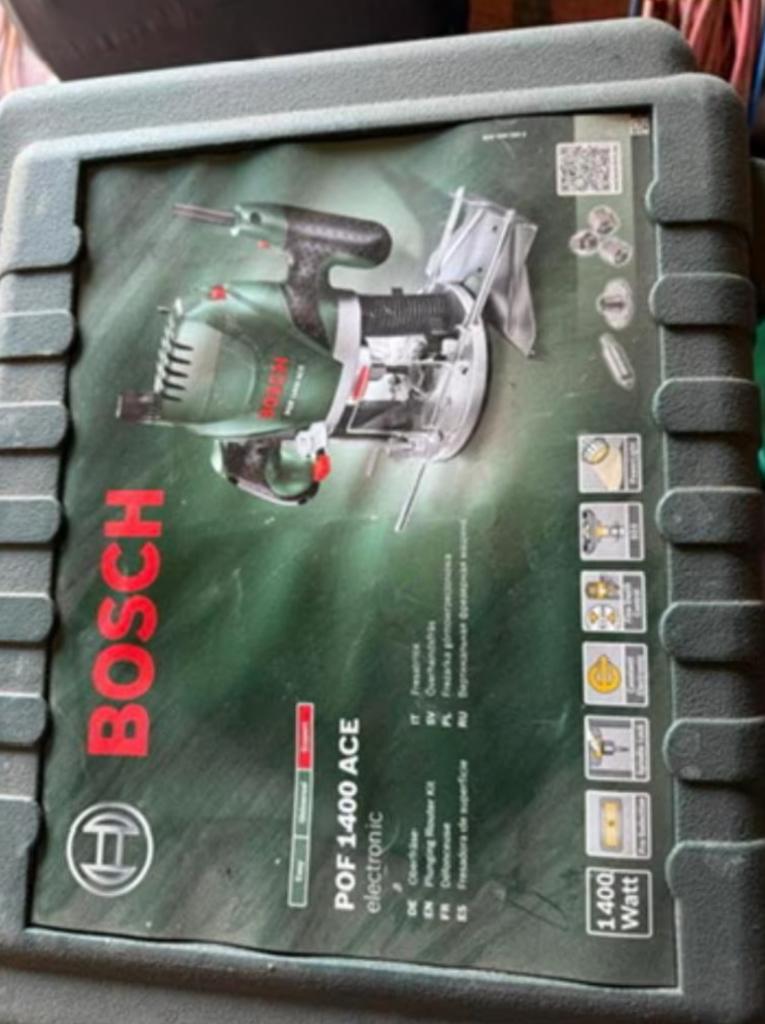 Bovenfrees Bosch POF1400AC, Doe-het-zelf en Bouw, Ophalen of Verzenden, Bovenfrees