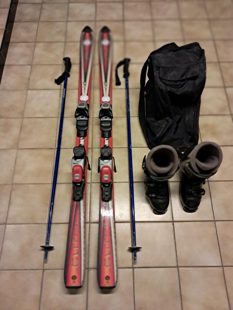 skiś rossingnol (160), Ophalen, Gebruikt, Ski, Schoenen