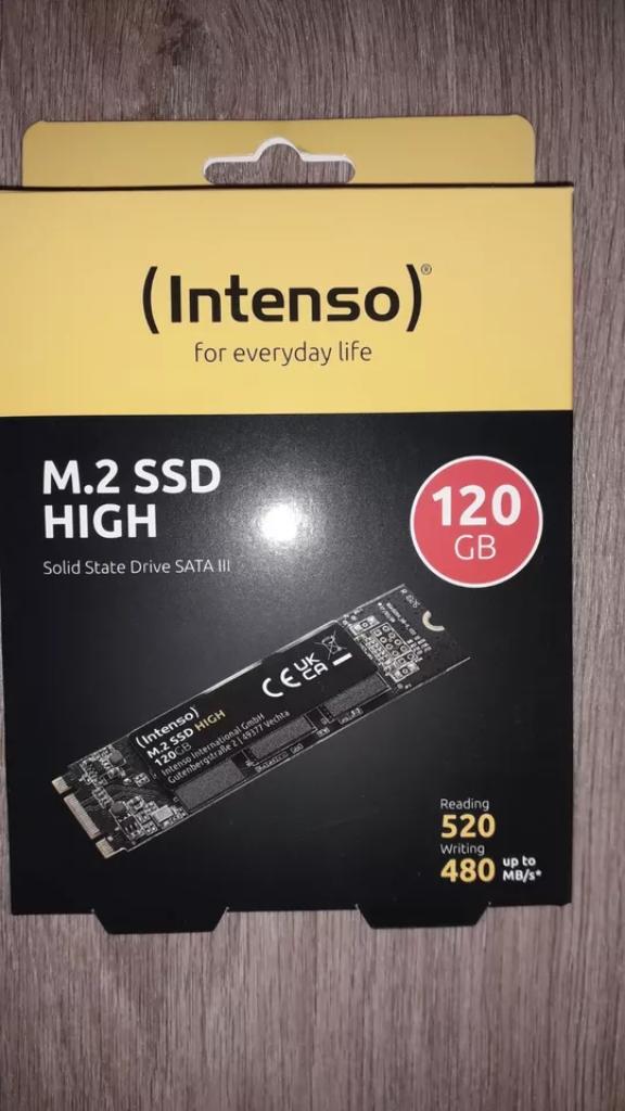 Nouveau DISQUE DUR SSD M2 Sata 120Gb, Informatique & Logiciels, Neuf, Enlèvement ou Envoi, Intenso, Interne