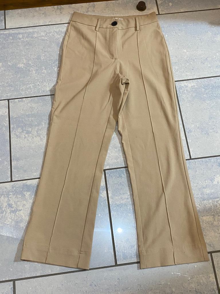 Pantalon 36, Taille 36 (S), Beige, Comme neuf, Bershka