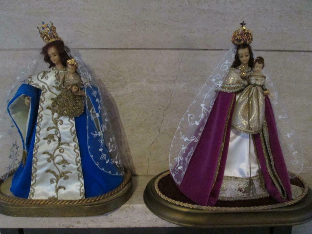 2 beelden OLV Vrouw (zonder globe), Enlèvement