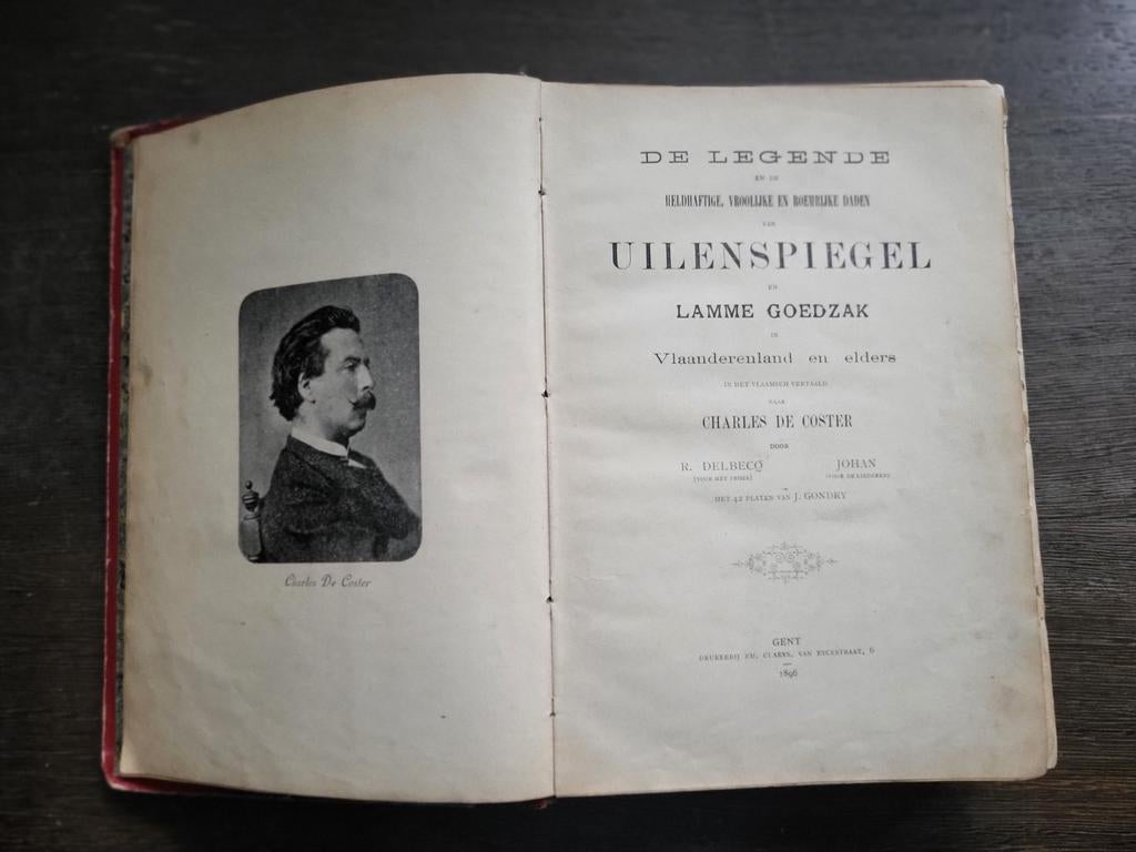 Uilenspiegel Charles De Coster 1896, Antiek en Kunst, Ophalen