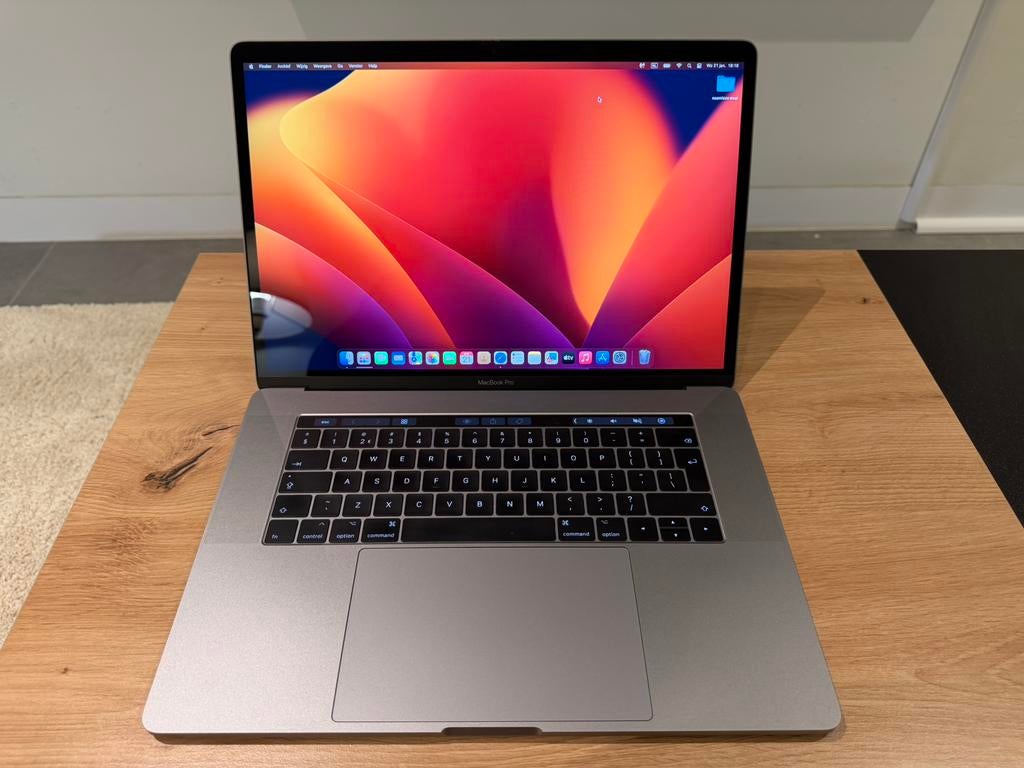 Apple Macbook Pro 15 inch - 2017 - Touchbar., Ophalen, Gebruikt, 512 GB, MacBook