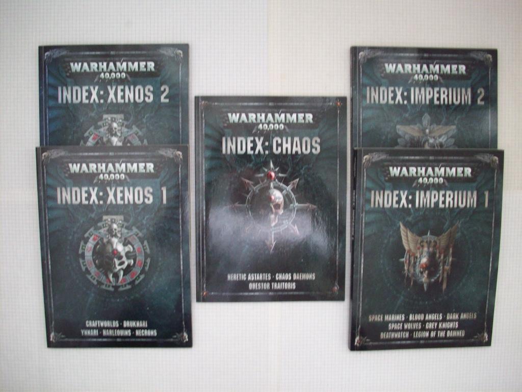 Lot de Index OOP pour W40K, Enlèvement ou Envoi, Utilisé, Warhammer 40000, Livre ou Catalogue