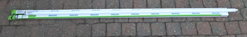 2 Philips TL lampen 150 cm, 30 tot 60 watt, Overige typen, Nieuw, Overige fittingen