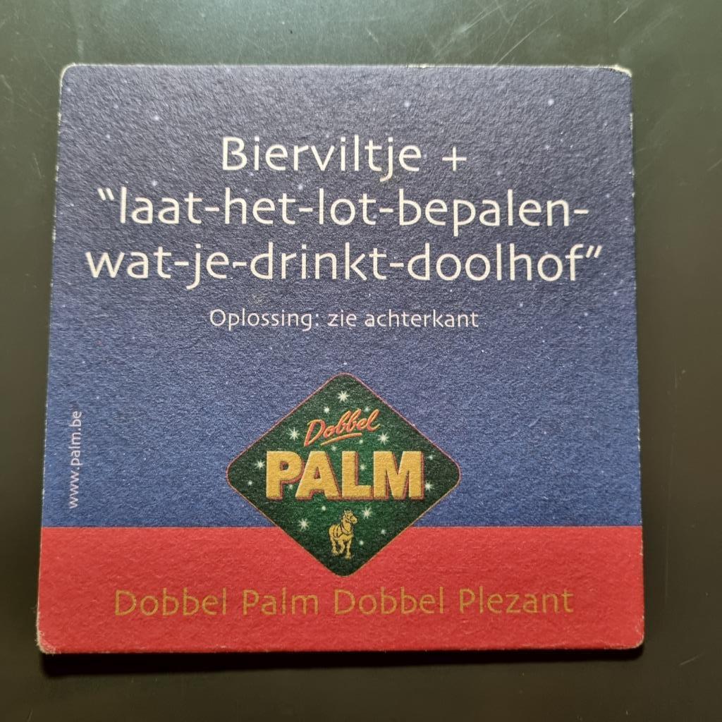 Sous Bock Palm (modèle 42), Collections, Marques de bière, Enlèvement ou Envoi, Utilisé, Sous-bock, Palm