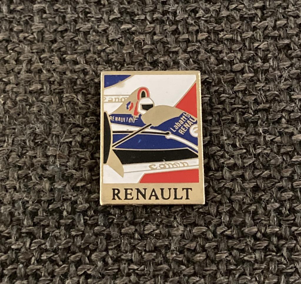 PIN - FORMULE 1 - F1 - RENAULT - ELF - CANON, Verzamelen, Verzenden, Gebruikt, Sport, Speldje of Pin