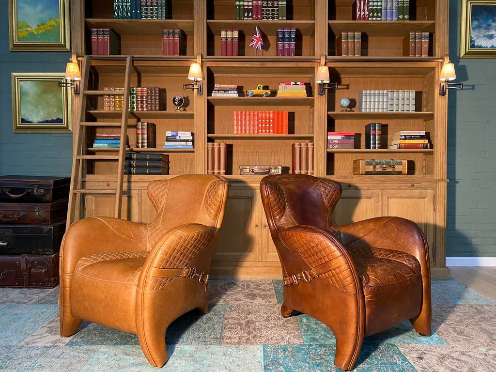 TIMOTHY OULTON SADDLE ZETEL SIGAREN COGNAC, Ophalen of Verzenden