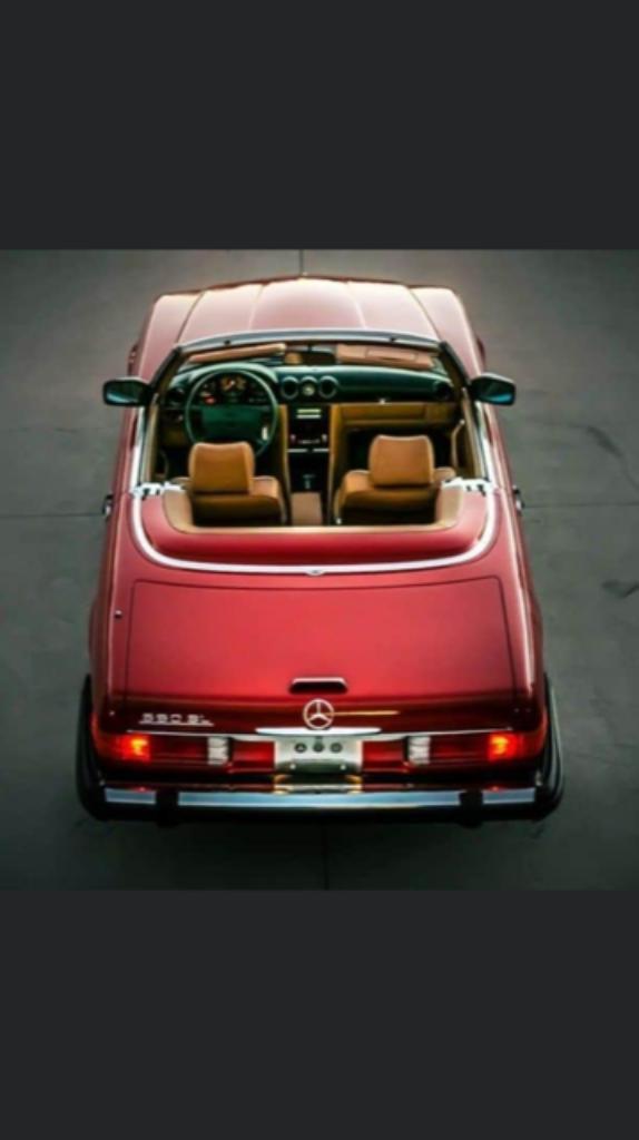 Mercedes SL380 Cabriolet 1985 type 107 Hobby Project!, Auto's, Oldtimers, Bedrijf, Mercedes-Benz, Benzine, Cabriolet, 2 deurs