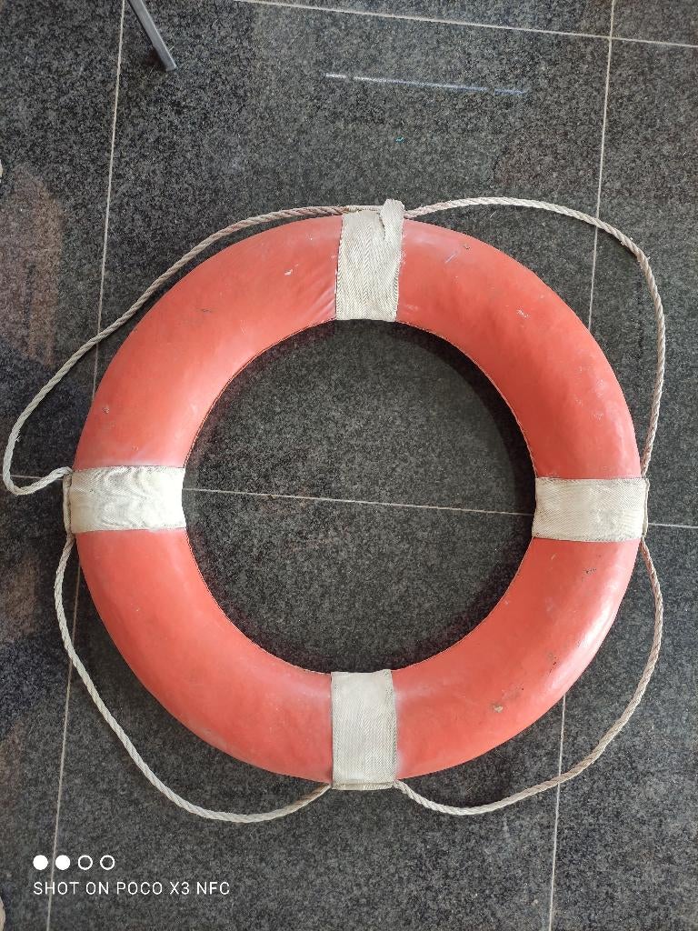 antieke rode reddingsboei, Ophalen, Gebruikt, Motorboot of Zeilboot, Overige typen