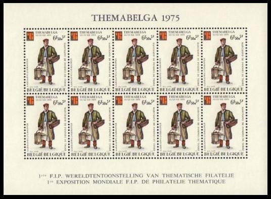 F1789/93 Postzegels Thermabelga 1e wereldtentoonstelling, Postzegels en Munten, Postzegels | Europa | België, Verzenden, Frankeerzegel