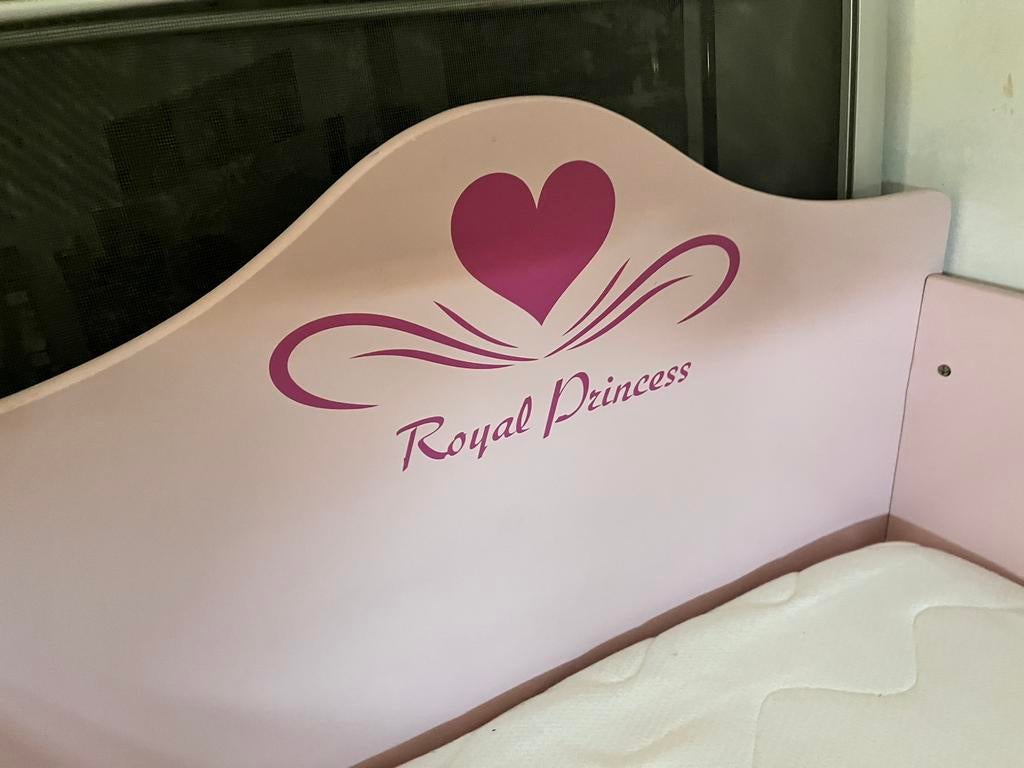 Kinderbedje, Kinderen en Baby's, Ophalen, 70 tot 85 cm, 140 tot 160 cm, Zo goed als nieuw