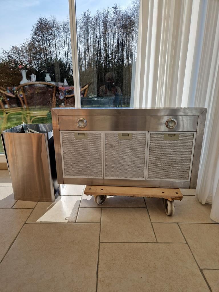 Dampkap met toebehoren  90cm inox, Elektronische apparatuur, Afzuigkappen, Ophalen