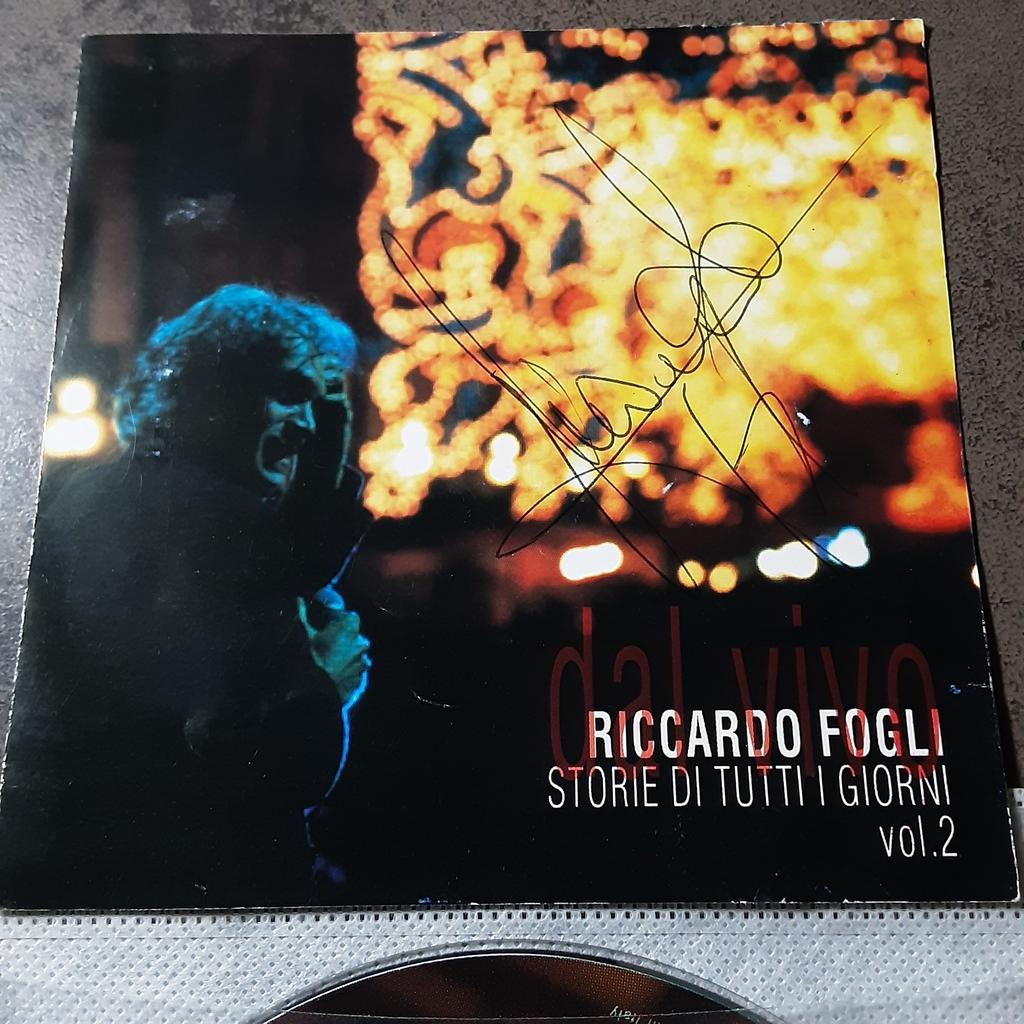 CD Riccardo Fogli – Storie Di Tutti I Giorni Vol.2 dédicacé, Enlèvement ou Envoi, Utilisé, Européenne