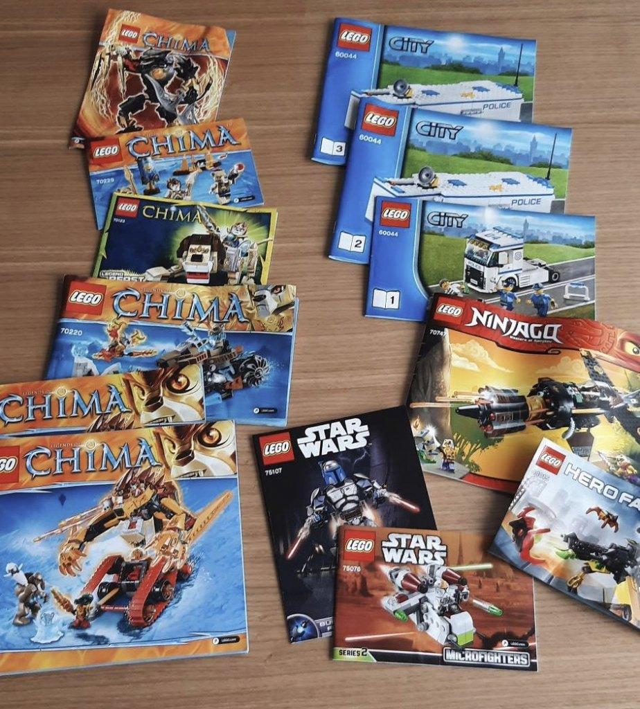 Lots d'instructions Lego, Enfants & Bébés, Jouets | Duplo & Lego, Utilisé, Lego, Enlèvement
