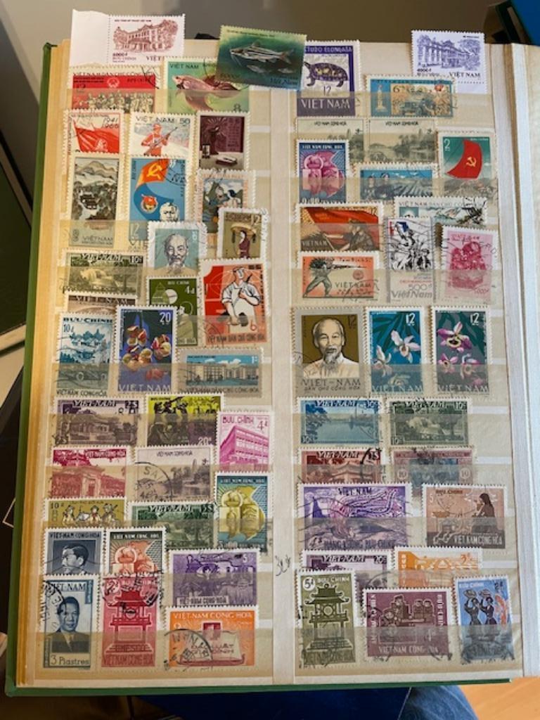Timbres du Vietnam, Envoi, Affranchi