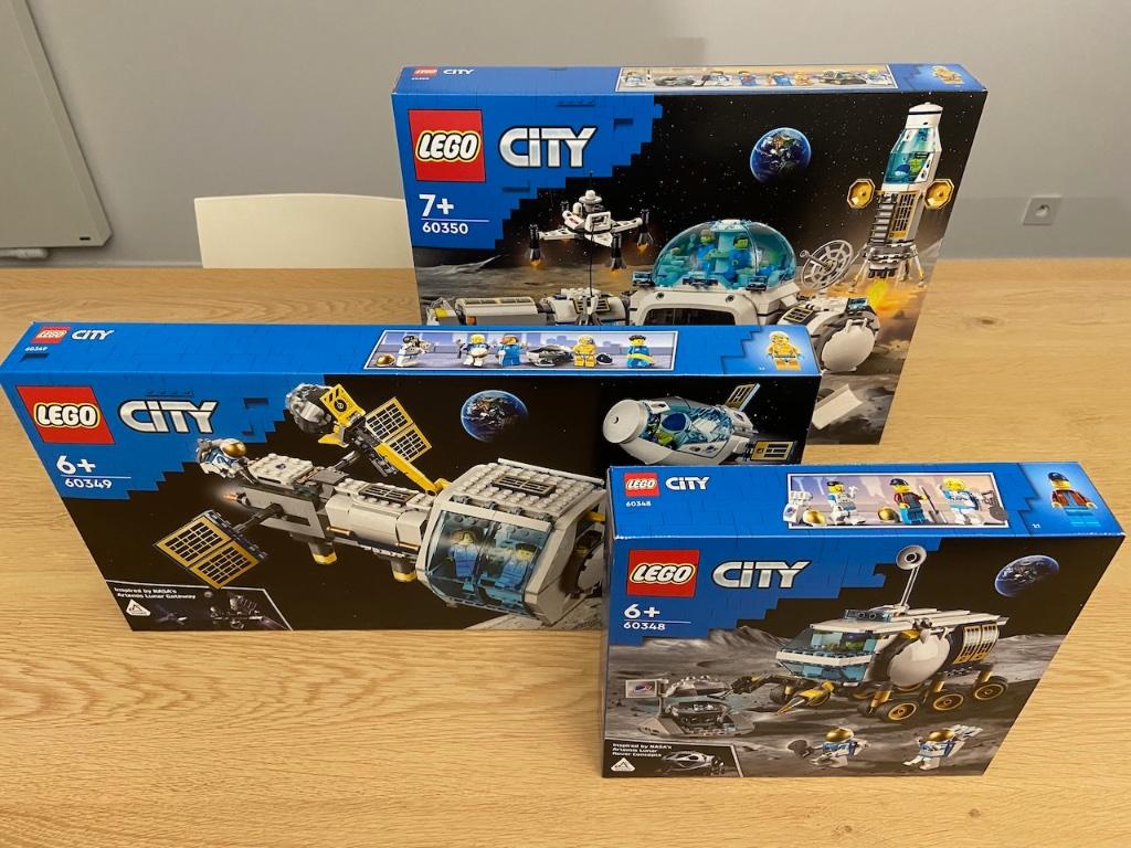 LEGO City 60348, 60349, 60350 op de maan, Kinderen en Baby's, Speelgoed | Duplo en Lego, Nieuw, Lego, Complete set, Ophalen of Verzenden