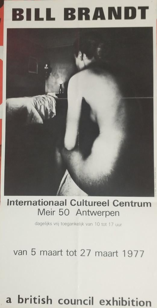Bill Brandt ICC 1977 affiche, Ophalen of Verzenden, Gebruikt
