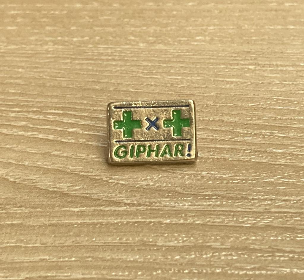 PIN - GIPHAR - PHARMACIE, Envoi, Utilisé, Autres sujets/thèmes, Insigne ou Pin's
