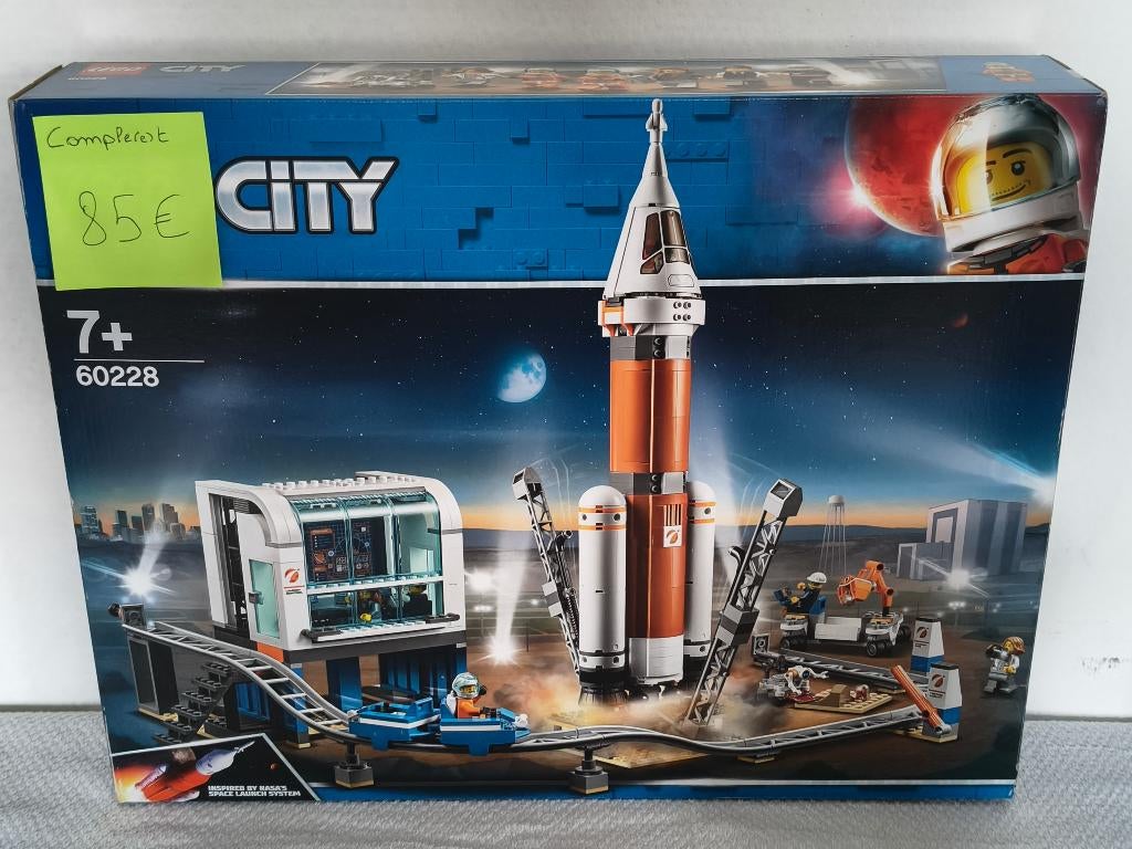 Lego City 60228 De ruimteraket en zijn station, Ophalen of Verzenden, Gebruikt, Lego