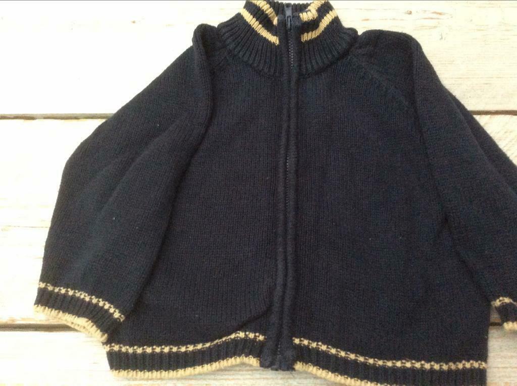 Bijenkorf Basic blauw vest. Mt. 80, Gebruikt, Truitje of Vestje, Ophalen of Verzenden, Bijenkorf
