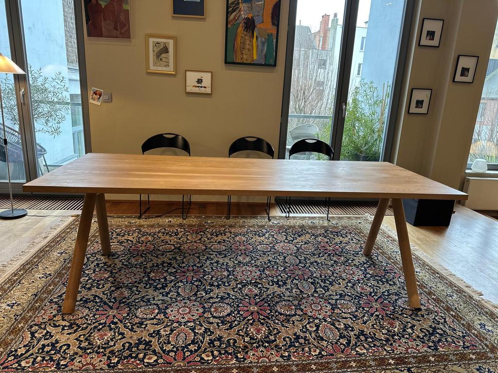 MUUTO designtafel, Huis en Inrichting, Ophalen, Design Muuto, Eikenhout, 200 cm of meer