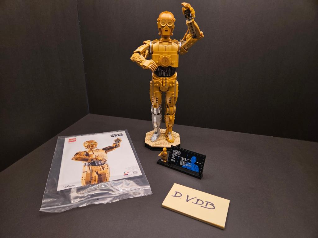 LEGO Star Wars 75398 C-3PO in topstaat!!!, Ophalen of Verzenden, Zo goed als nieuw, Complete set, Lego