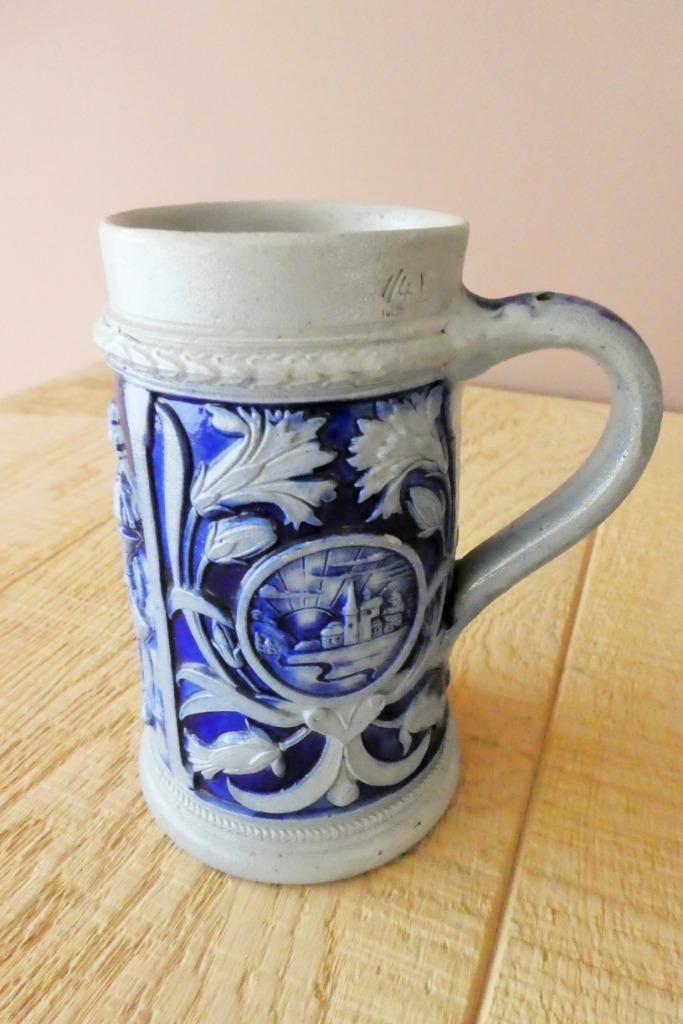 Petite Chope à Bière  1/4L. / H.12,5 cm., Antiquités & Art, Enlèvement