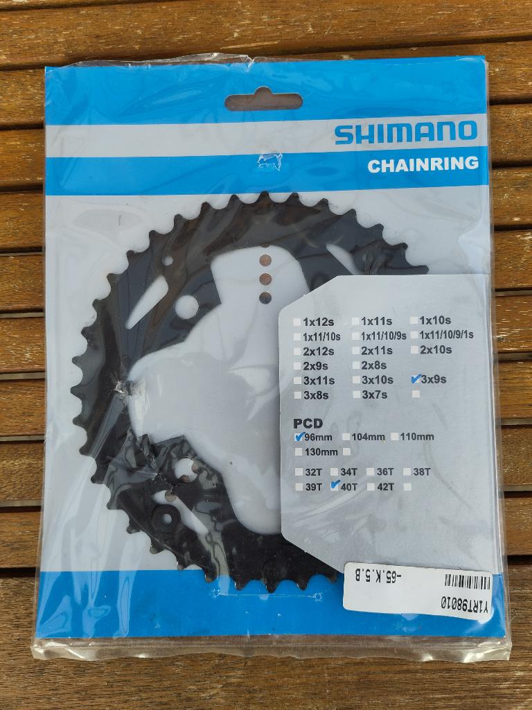 Shimano tandwiel 40 tanden, Ophalen of Verzenden, Nieuw, Overige typen, Shimano