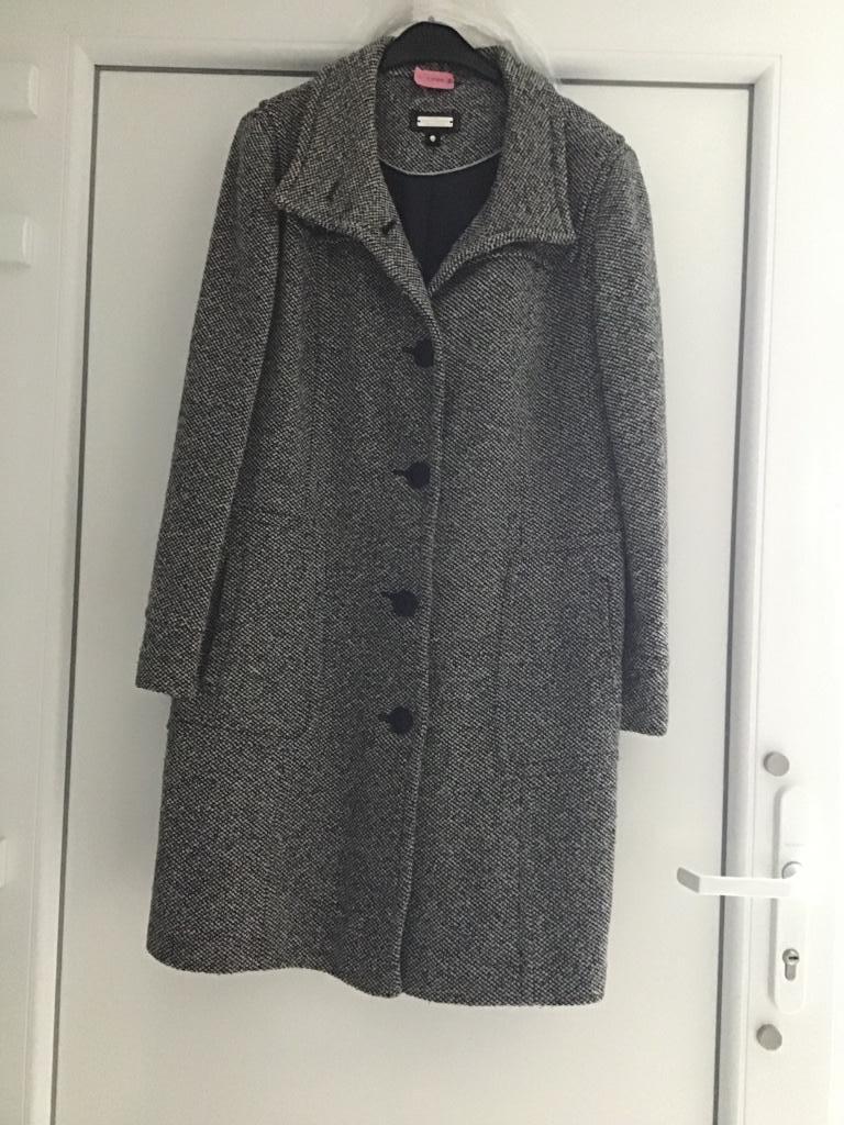 Manteau femme, Ophalen, Zo goed als nieuw, Maat 42/44 (L), Grijs