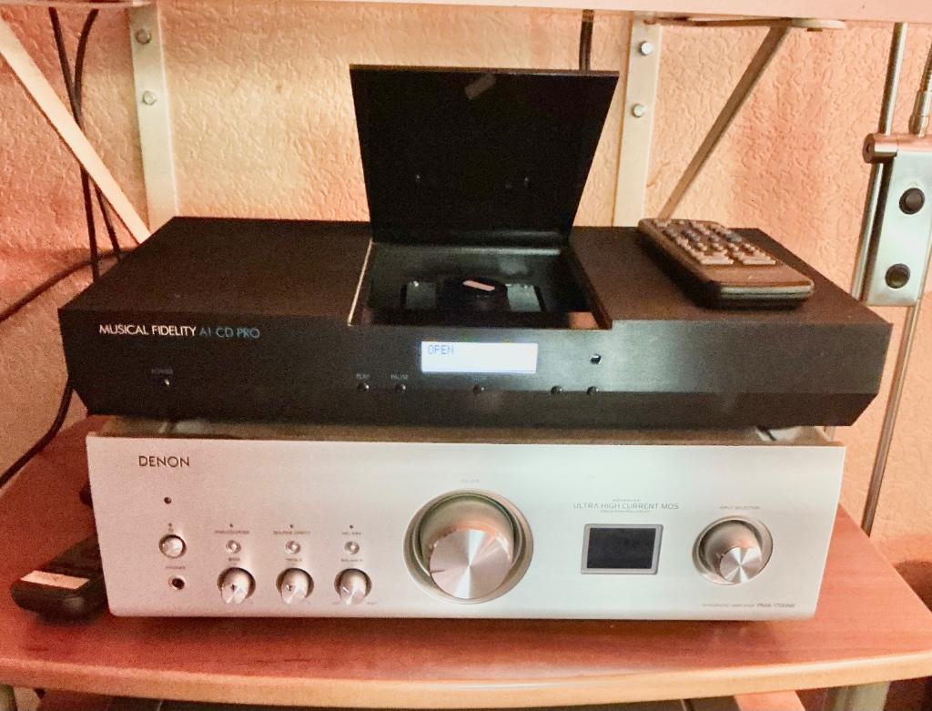 Musical fidelity Cd -speler A1cd pro top lader, Enlèvement, Comme neuf, Audio