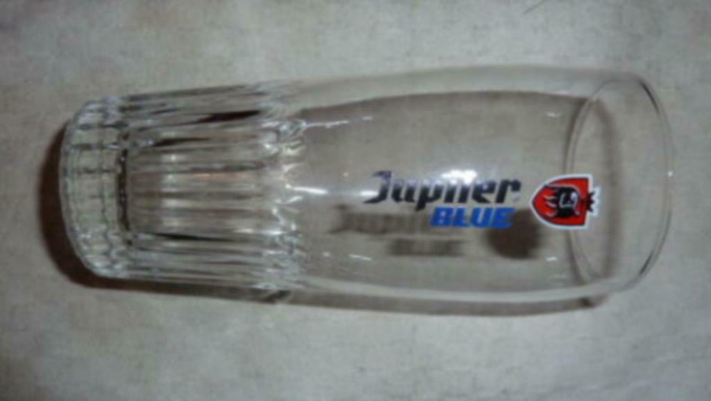 #K Bier glas JUPILER BLUE 25cl, Enlèvement ou Envoi, Neuf, Verre à bière