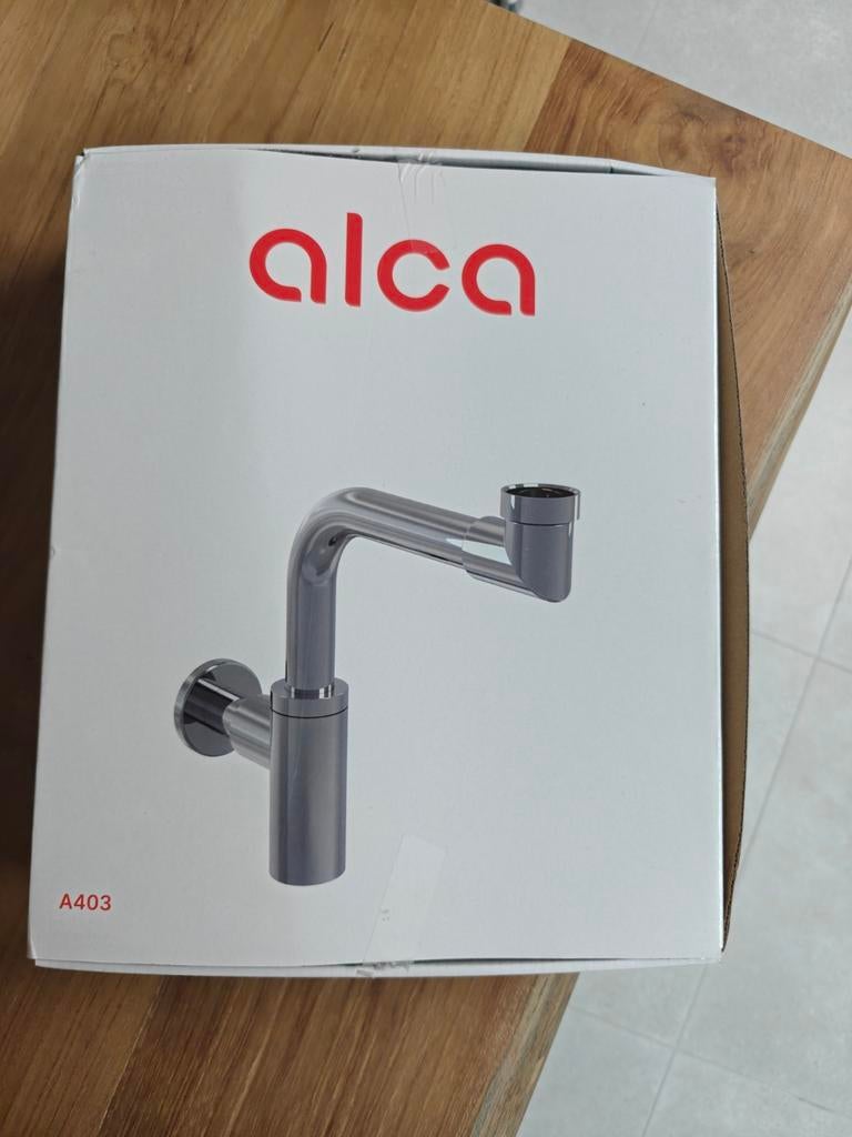 Alca sifon hoek set / afvoer / wastafel / lavabo / kraan, Doe-het-zelf en Bouw, Ophalen, Nieuw