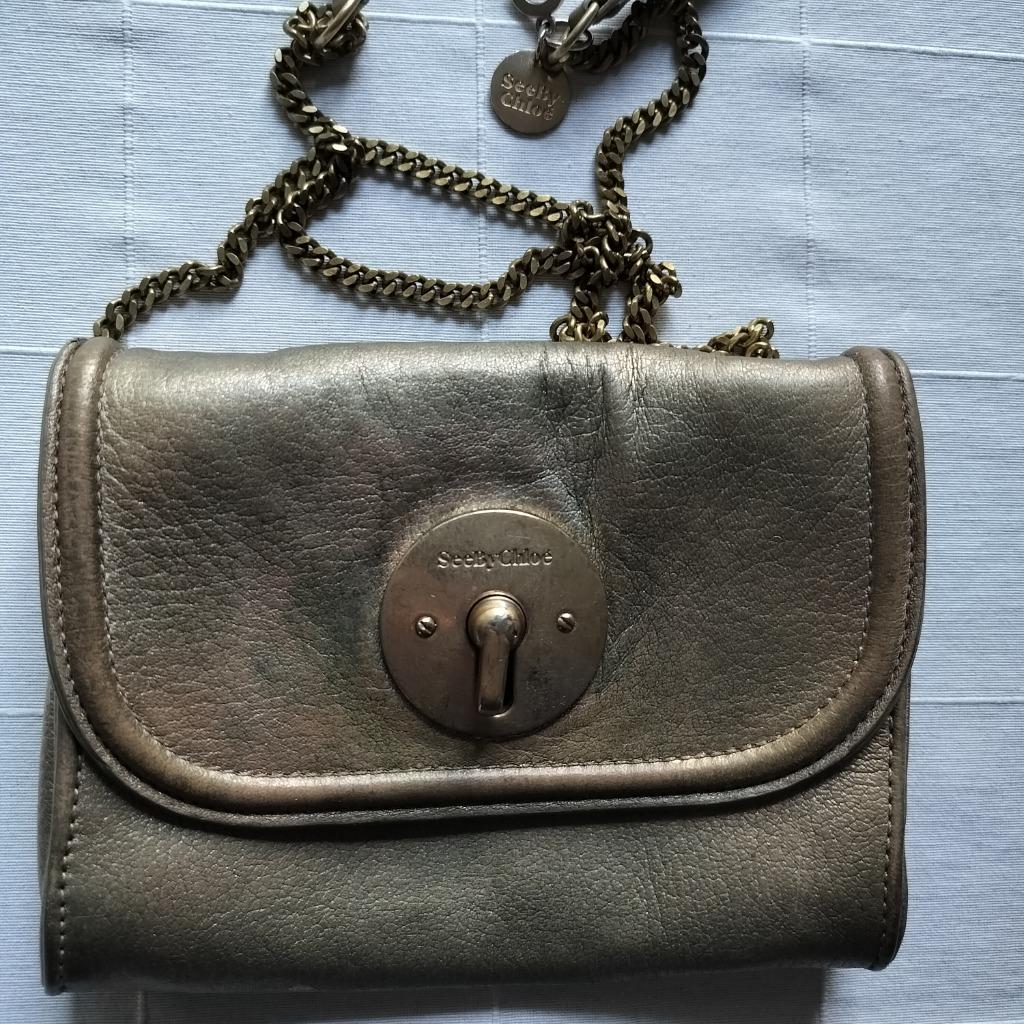 Goudkleurig handtasje See by Chloe, Ophalen, Gebruikt, Overige kleuren, Handtas