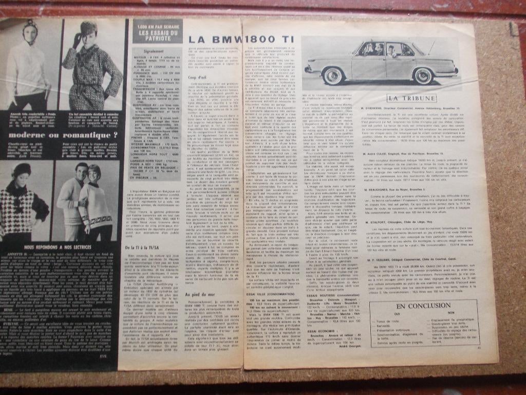 BMW DIVERSE TEST RECLAMEJAREN 60 -70, Ophalen of Verzenden, Gelezen, BMW