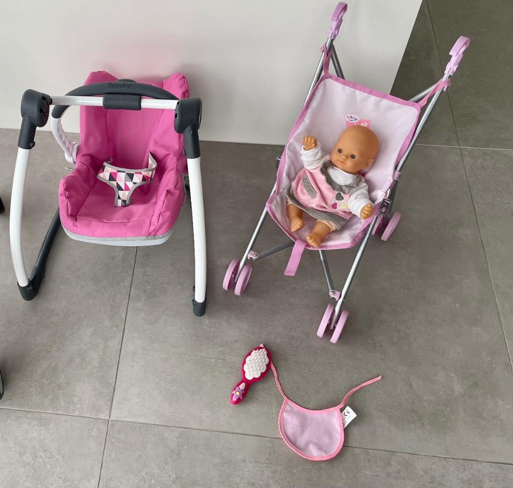 Pop- en kinderwagenset, Ophalen, Zo goed als nieuw, Babypop