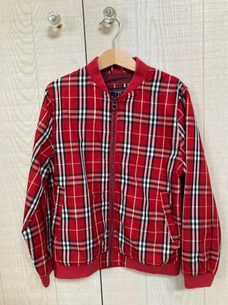 Magnifique blouson à motif tartan rouge Next 122 cm, Garçon, Enlèvement ou Envoi, Comme neuf, Next