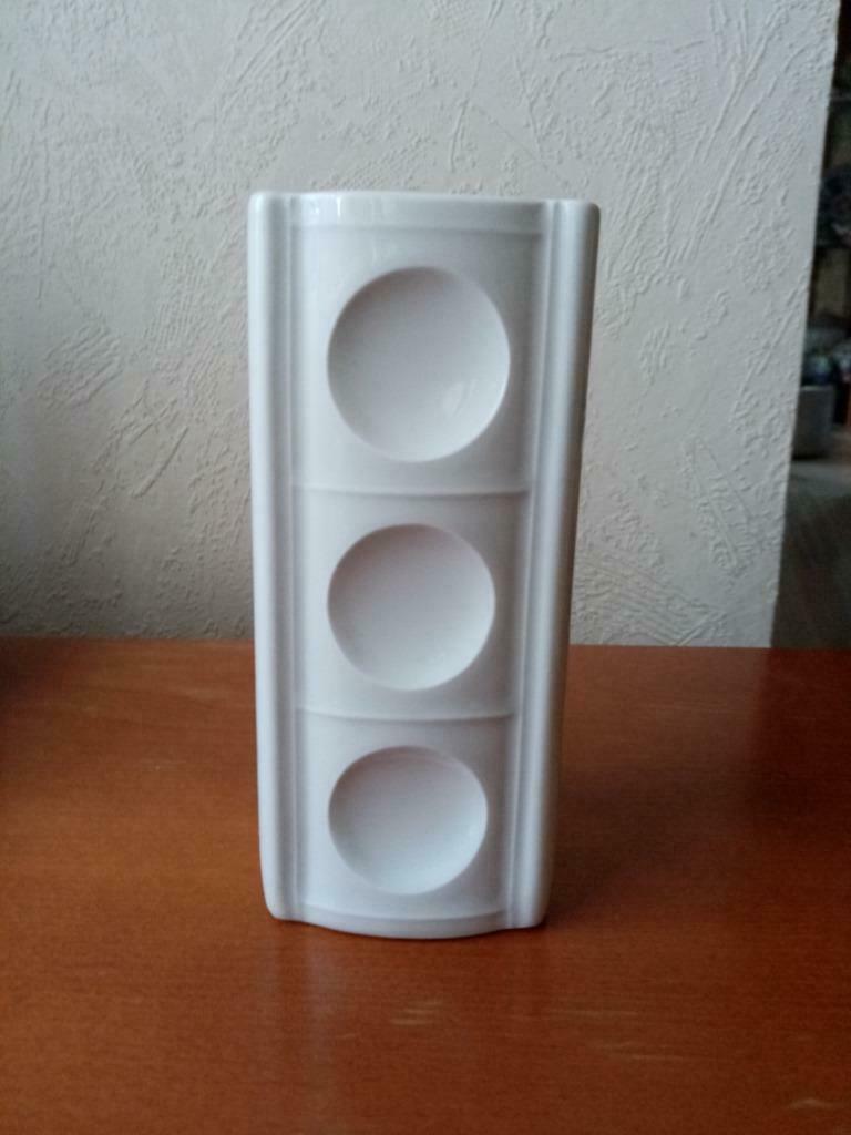 Vase moderniste op art Allemand  porcelain Arzberg/Bavaria60, Antiquités & Art, Enlèvement ou Envoi