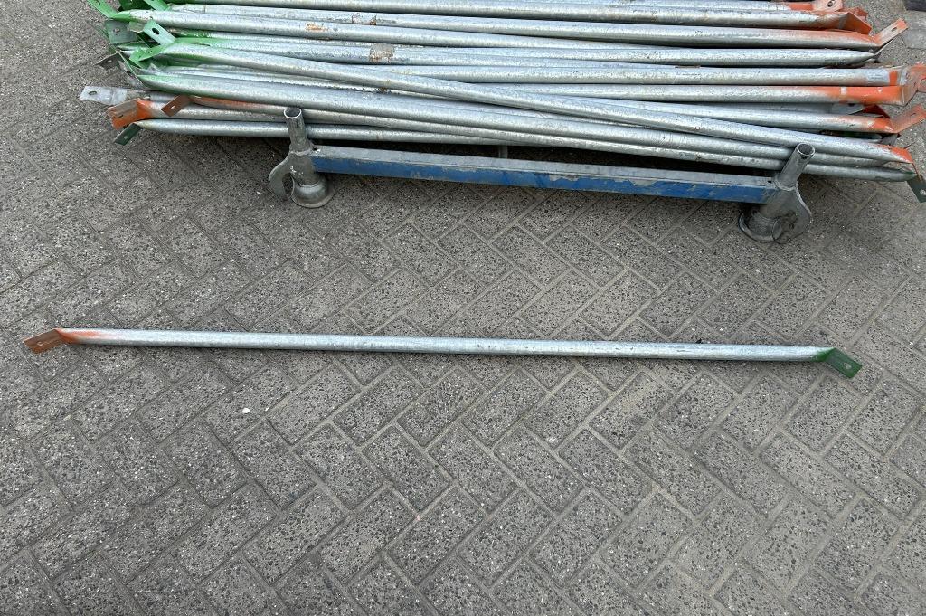 Bouwhekschoor/bouwhek schoor licht model gebruikt 200CM, Doe-het-zelf en Bouw, IJzerwaren en Bevestigingsmiddelen, Gebruikt, Overige typen