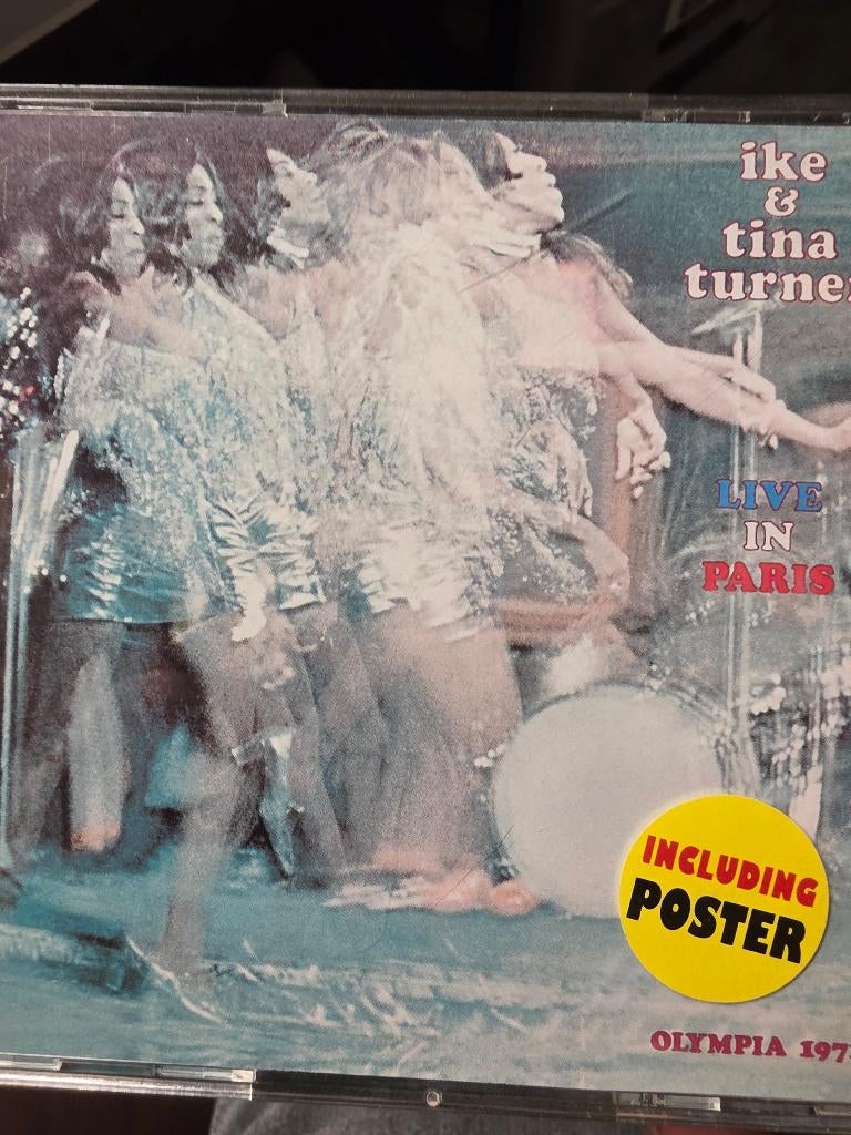 Ike&tina turner live in paris cd box +poster, Ophalen of Verzenden, Zo goed als nieuw