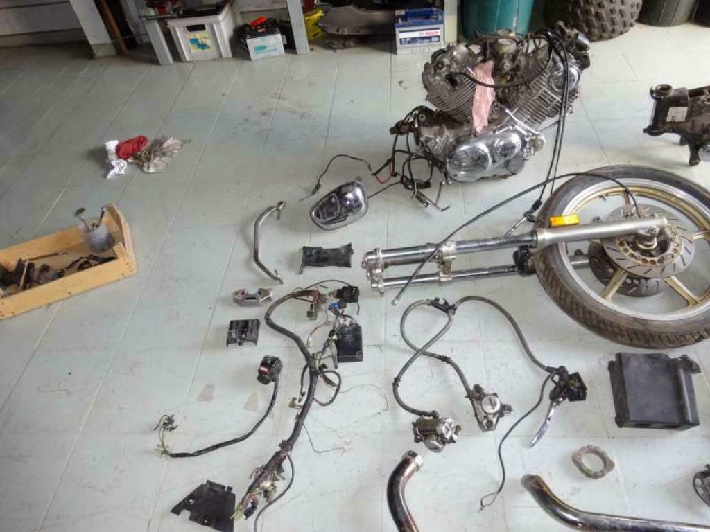 onderdelen yamaha virago 700/750, Enlèvement ou Envoi, Utilisé