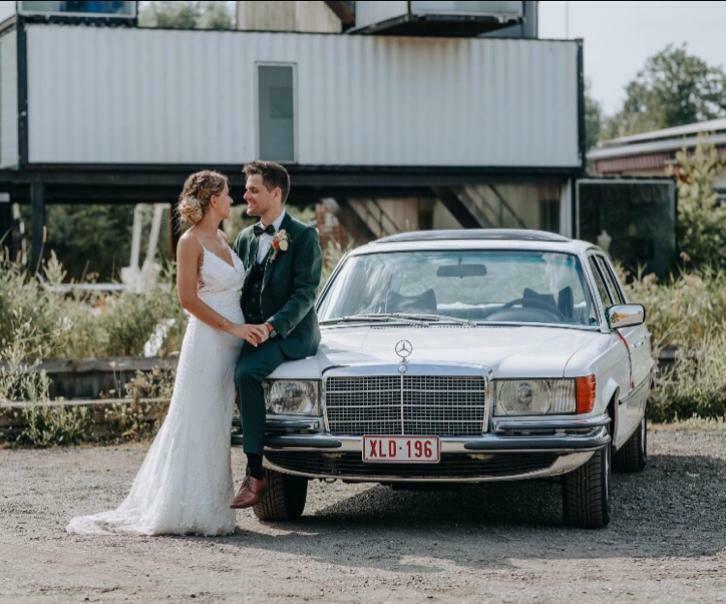 prachtige Mercedes S-klasse bj 1976 te huur!