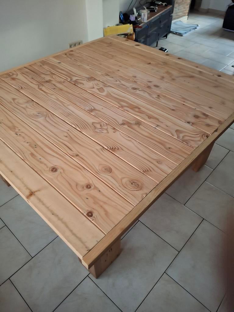 Table bois massif 160cm, Neuf