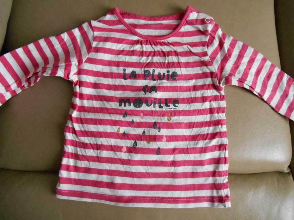 Tee shirt manches longues, Kinderen en Baby's, Ophalen, Gebruikt, Vert baudet, Shirtje of Longsleeve