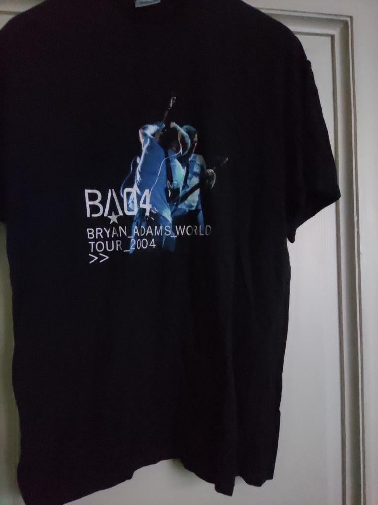 BRYAN ADAMS WORLD TOUR 2004 > black T-shirt, L, Ophalen of Verzenden, Zo goed als nieuw