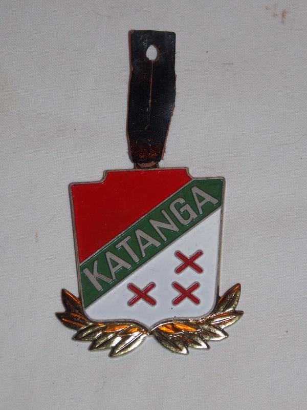 Katanga borsthanger (D), Ophalen of Verzenden, Landmacht, Embleem of Badge
