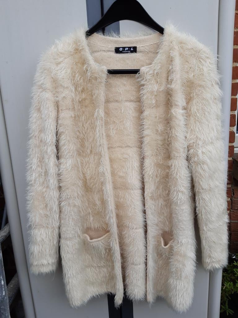 Cremekleurige golf/vest OPL Fashion, Ophalen of Verzenden, Zo goed als nieuw