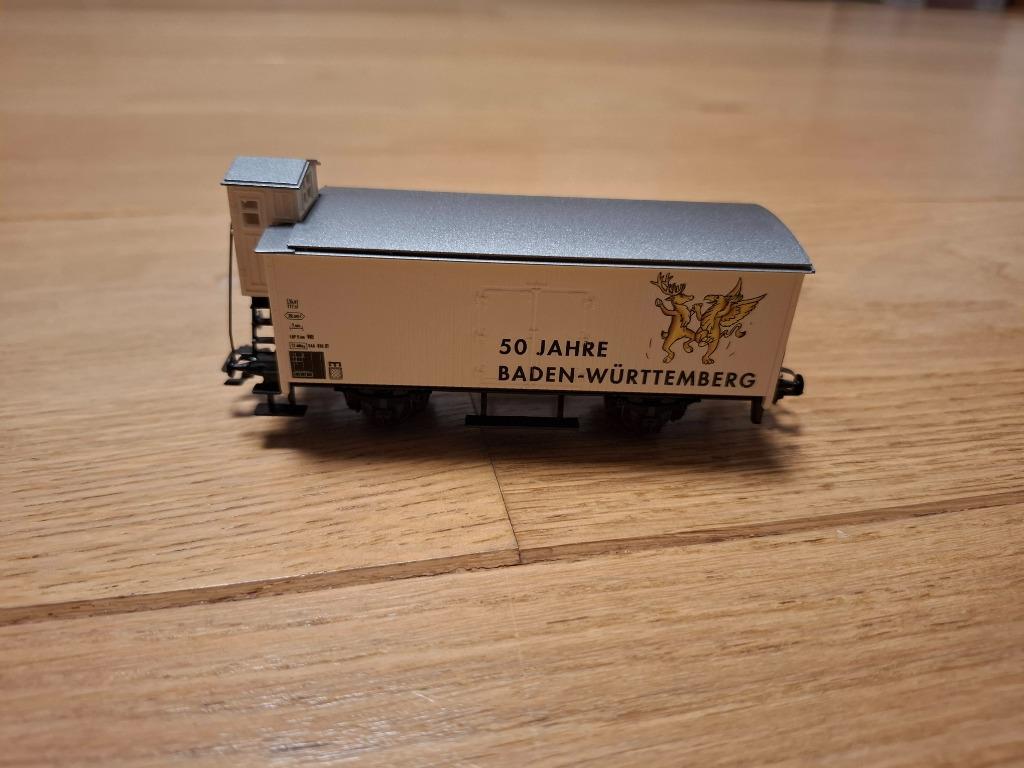 Märklin 4680 - wagon couvert Baden-Württemberg, Enlèvement, Utilisé, Wagon, Märklin
