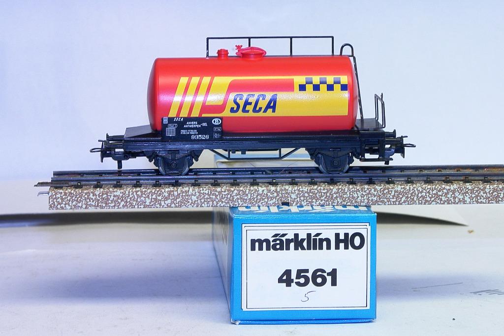 MARKLIN 4561 WAGON CITERNE SECA SNCB NMBS, Enlèvement ou Envoi, Courant alternatif, Wagon, Comme neuf